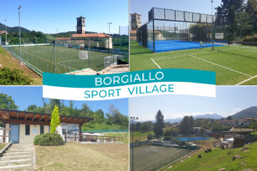 Campo da calcio, campo da padel e touch tennis, spogliatoi e servizio bar